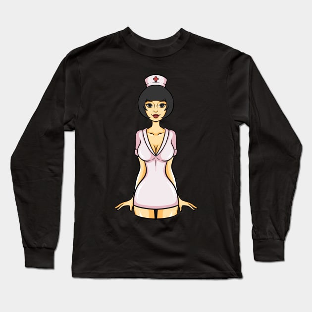 Nurse Long Sleeve T-Shirt by fromherotozero
